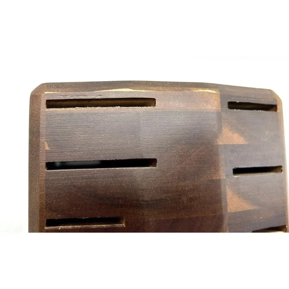 Yatoshi Professional Kitchen Knife Block Only 13 Knife Slots & 1 Scissor Slot - Picture 10 of 10